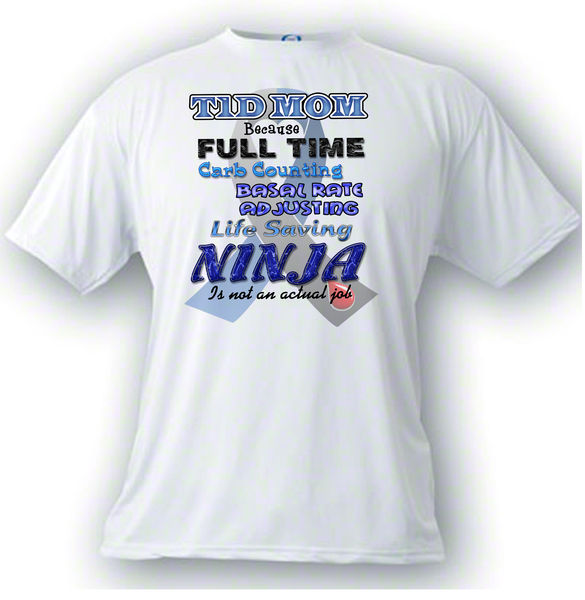 Diabetes Ninja Awareness T Shirt