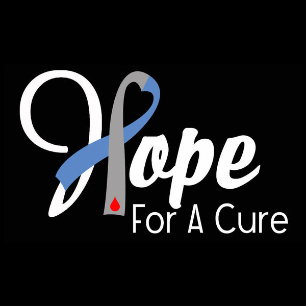 Hope Heart Diabetes Ribbon - Diabetes Awareness Sticker