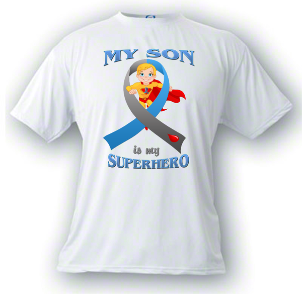 Custom Cartoon Diabetes Superhero – Diabetes Ribbon Awareness T Shirt
