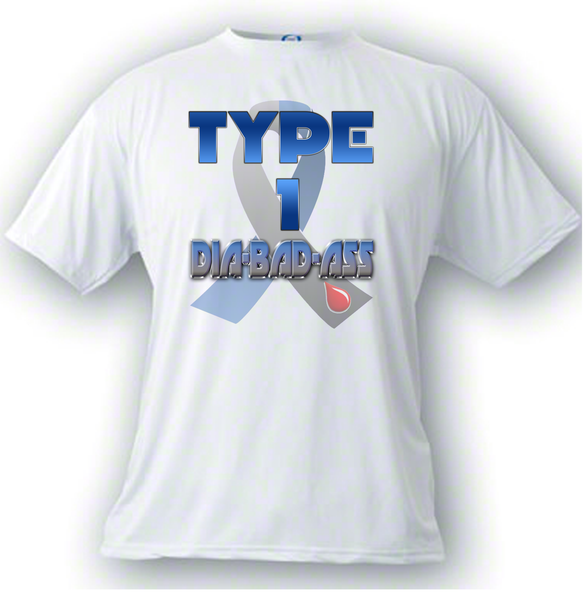 Dia-Bad-Ass Diabetes Awareness T Shirt