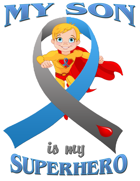Custom Cartoon Diabetes Superhero – Diabetes Ribbon Awareness T Shirt