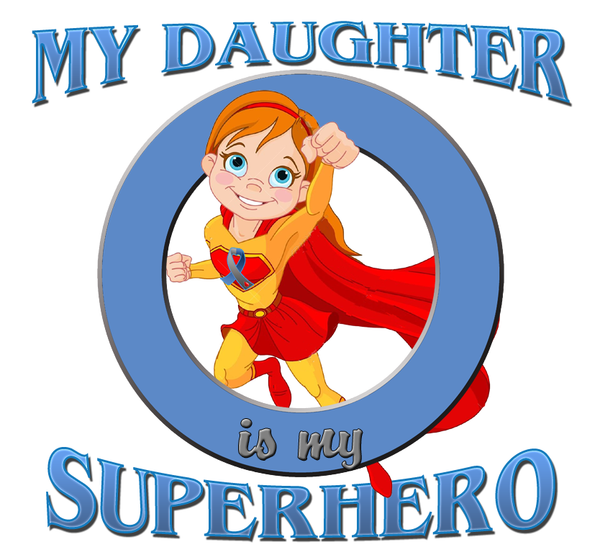 Custom Cartoon Diabetes Superhero – Diabetes Circle Awareness T Shirt